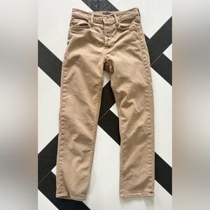 MOTHER The Tomcat Sz 27 Straight Leg Khaki Pants